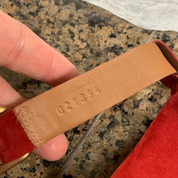 Chloe’ 🎡 Espadrilles Red flame suede - Picture 13 of 14